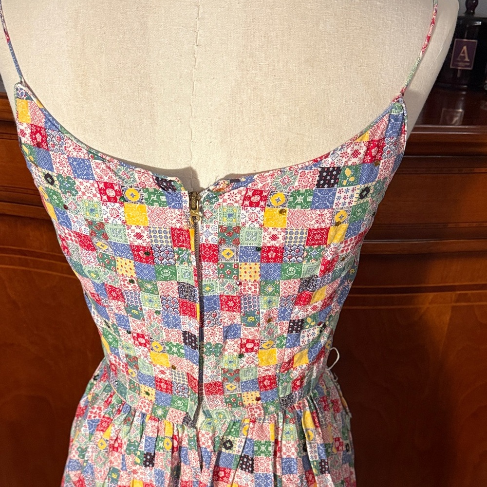Colorful Patchwork Sundress - image 6
